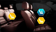 Подогрев передних и задних сидений и вентиляция передних кресел Renault KOLEOS